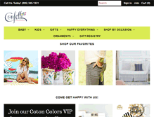 Tablet Screenshot of confettiinteriors.com